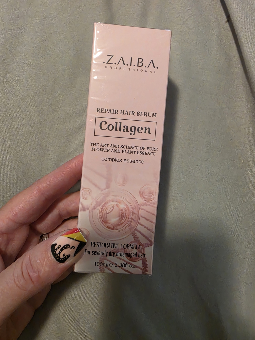 Unopened Repair Hair Serum Collagen - Pink